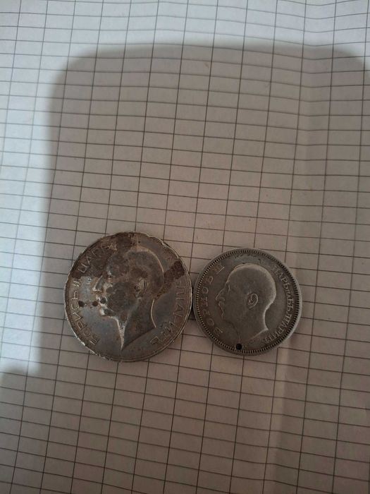 Сребро! 100лв 1937 и 50лв 1930г.