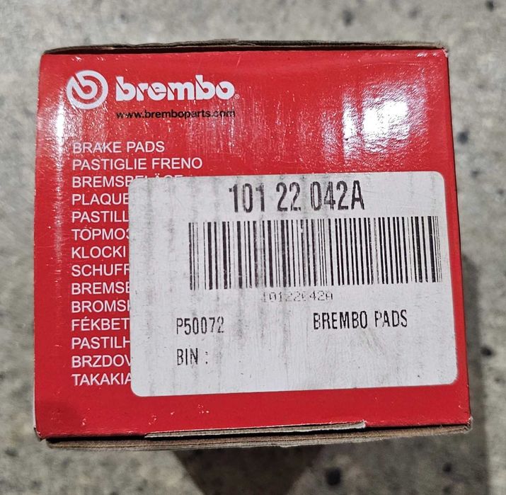 Задни накладки Brembo Mercedes C , CLC CLK ,E ,SLK