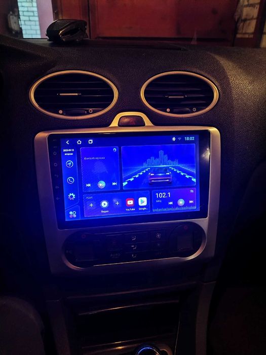 Navigație Android 15 Ford Focus 2 MK2 Dedicată – QLED DSP CarPlay