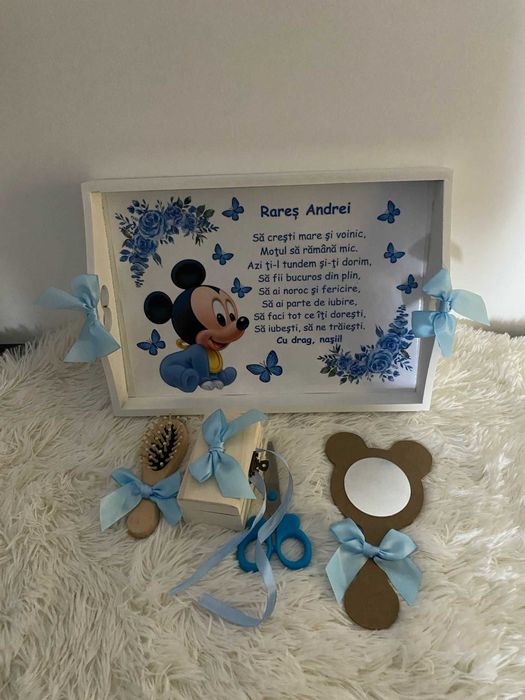 Set tavita mot personalizata cu Mickey Mouse