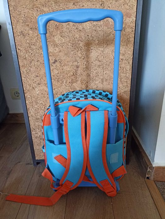 Ghiozdan troller 3D Mickey Mouse copii