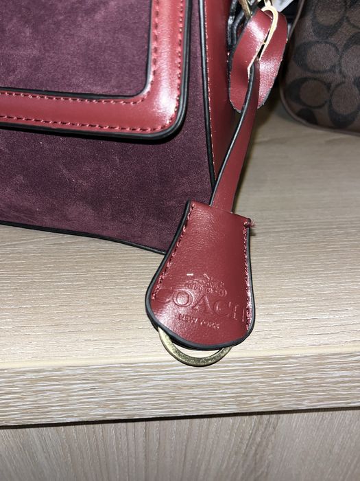 Geanta COACH noua  cu curea de piele
