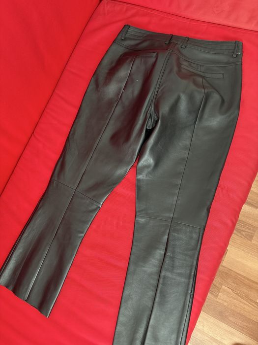 Pantaloni dama Selected 38 piele naturala