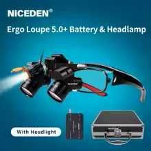 Lupe ERGO 5X cu led kit complet microscop dentist stomatologie