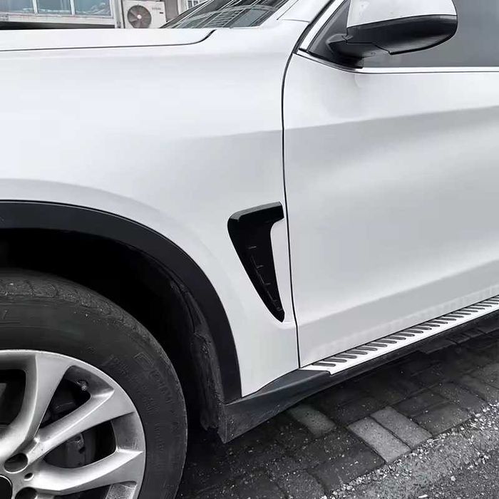 Set 2 Extensii Ornamente Aerisiri Aripi Aripa BMW X5 F15 Negru Lucios