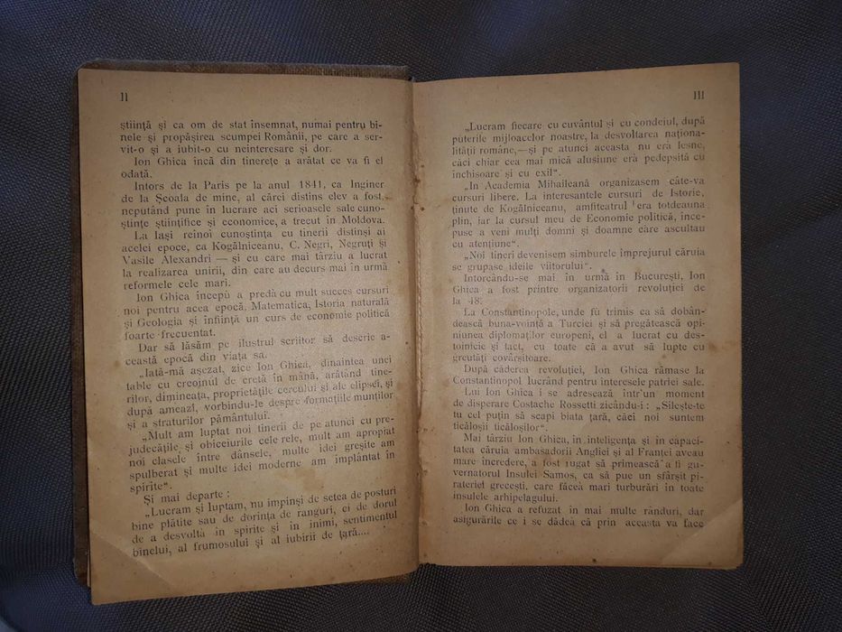 carte veche,  ION GHICA Scrisori catre V. Alecsandri