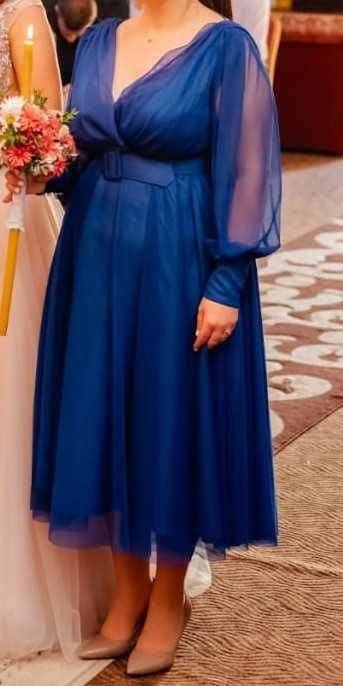 Rochie albastră tulle BSB, mărimea 42
