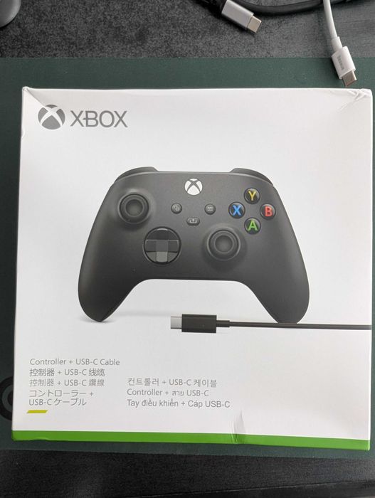 Controller/Maneta Microsoft Xbox Series X Wireless - Carbon Black + USB-C Cable, nou, sigilat, negru