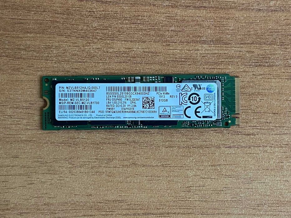 Ssd m2 Samsung 512Gb