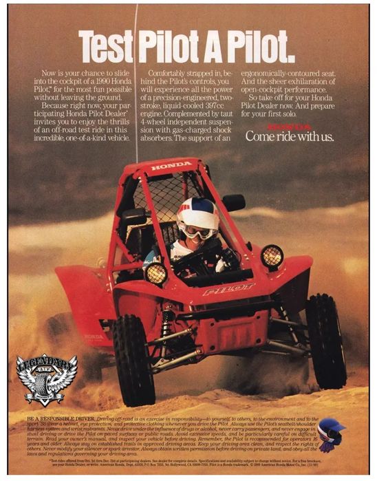 Vand Honda Pilot FL 400 R buggy de colectie foarte rar complet original