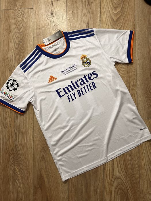 Tricou de fotbal Real Madrid finala champions league 2022 Modric 10 Adidas nou Marime L