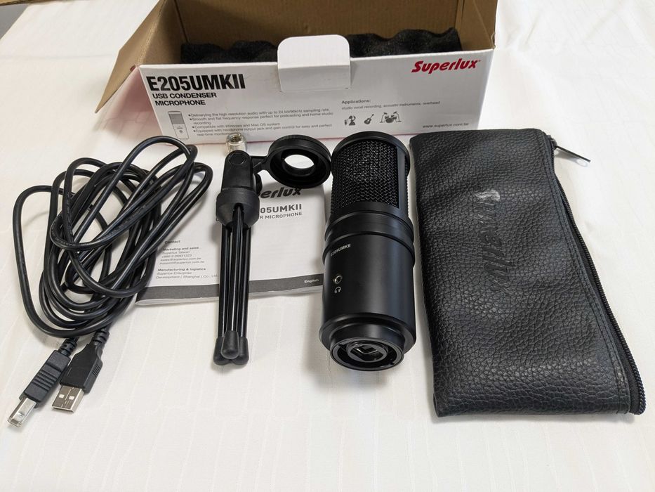 USB микрофон Superlux e205umkii, кондензаторен