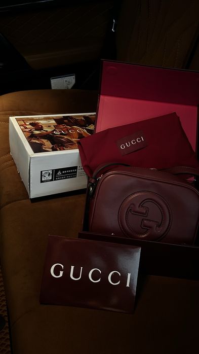 Gucci сумка натуральная кожа