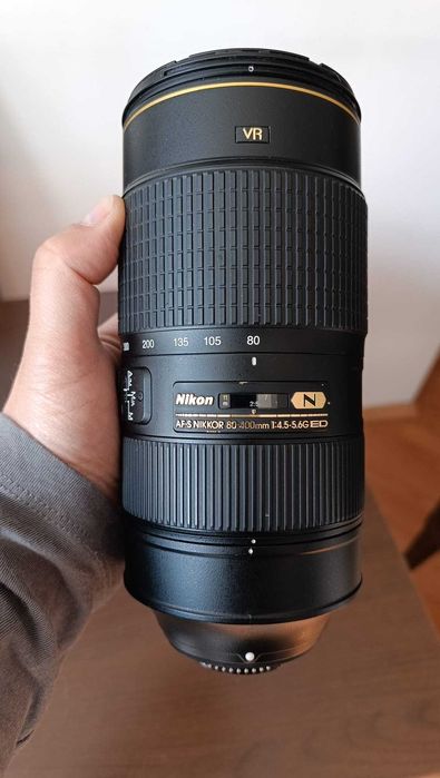 Vând Nikon AF-S 80-400mm f/4.5-5.6G ED VR - Nano Crystal - Full Box