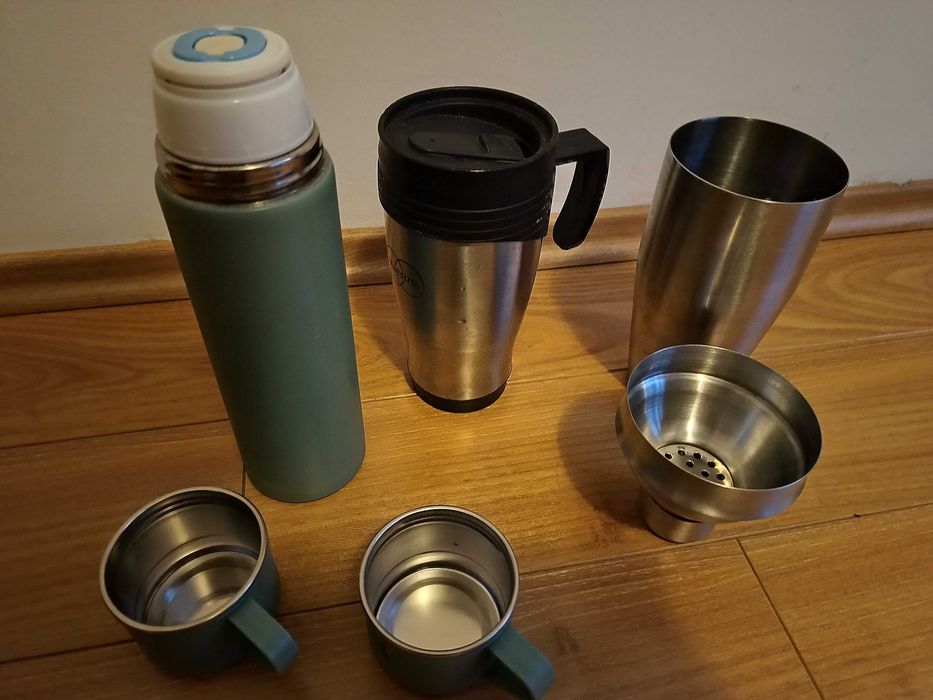 3 recipiente: 2 /Termosu uri+ Shaker Inox/ termosuri