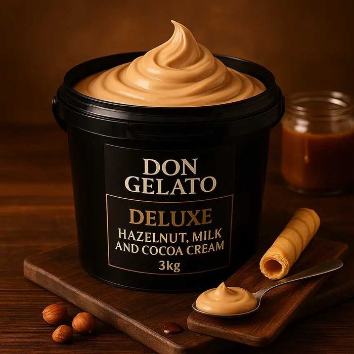 Крем пълнеж с лешници, мляко и какао Don Gelato | 1 кг / 3 кг / 10 кг