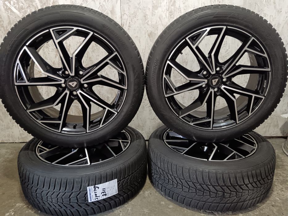 Set jante aliaj prindere 5x114.3 et 50 cu anvelope iarna 235/50/19 kia Hyundai mazda Renault Nissan