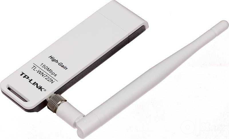 WIFI USB адаптер TP-link 722N с усиленной антенной