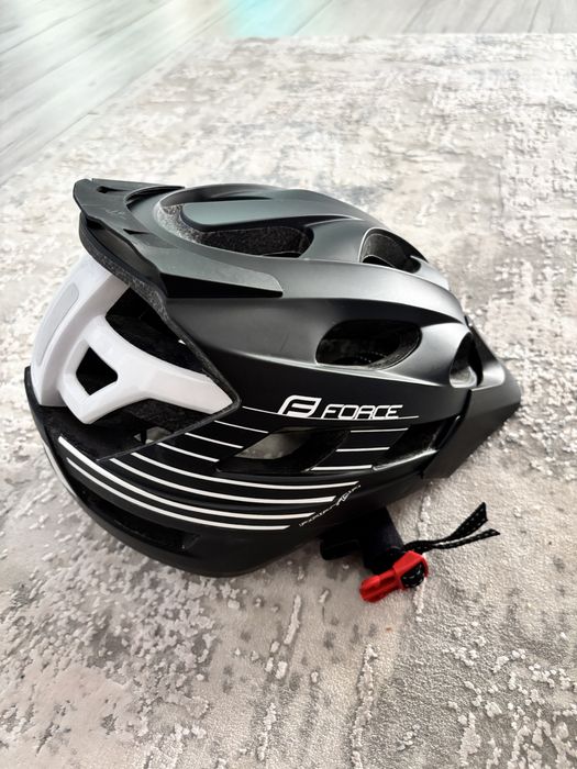 Casca bicicletă Force Raptor L-XL 58-62 cm alb-negru