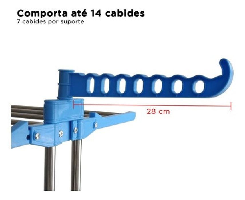 Сгъваем сушилник за дрехи на колелца – практична стойка за сушене на п