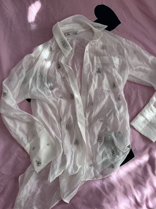 Риза Zara с камъни