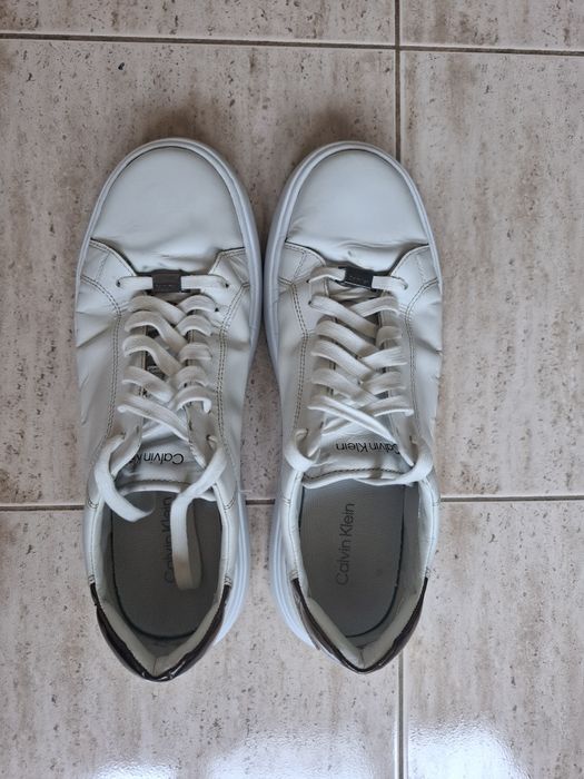 Оригинални кожени обувки Calvin Klein