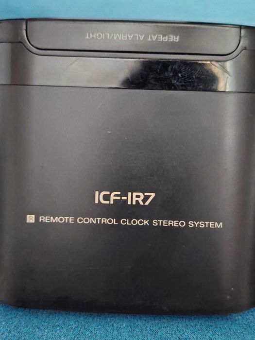 SONY ICF-IR7 Remote Control Clock Stereo System, Mega Bass.