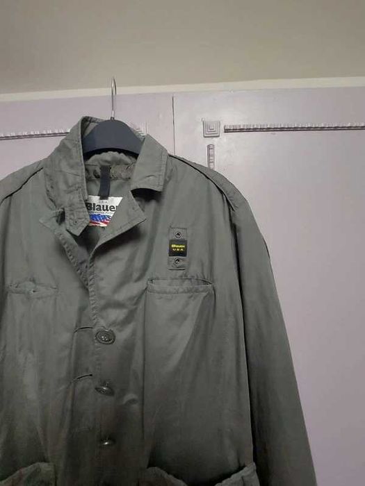 Jachetă Blauer U.S.A. originală, subtire, kaki, stil militar