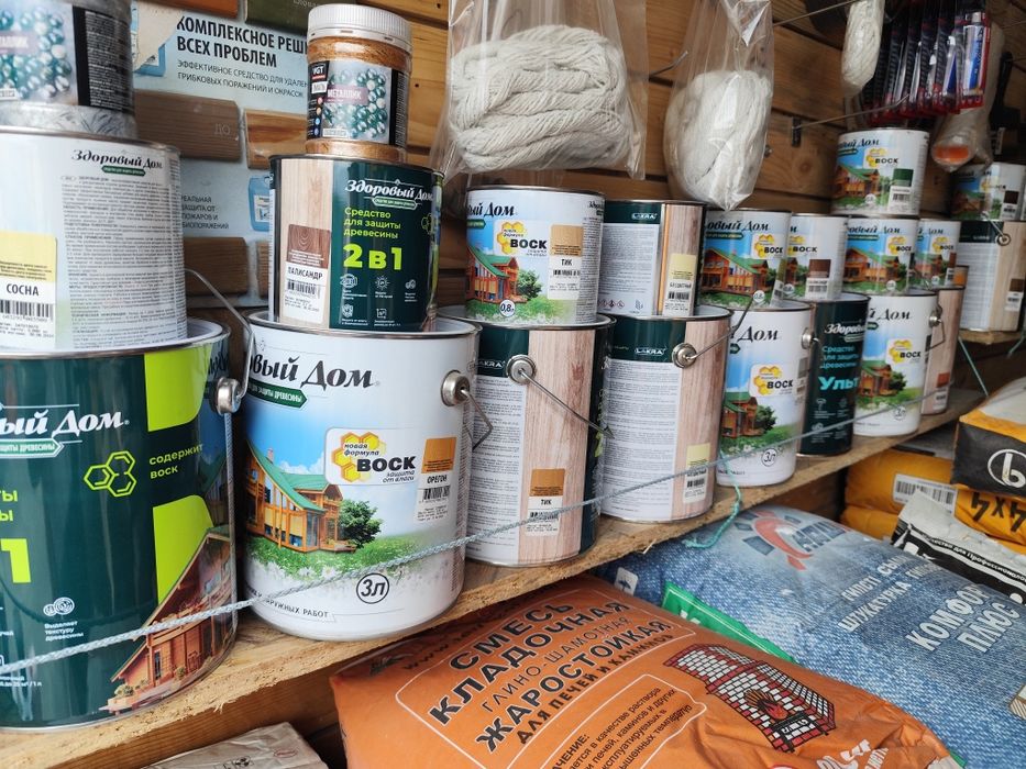 Пропитки для дерева! Лаки! Морилки! Живое масло!
