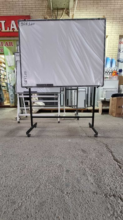 Magnitli marker doska / Orqasi melovoy / Barcha razmerlar bor!