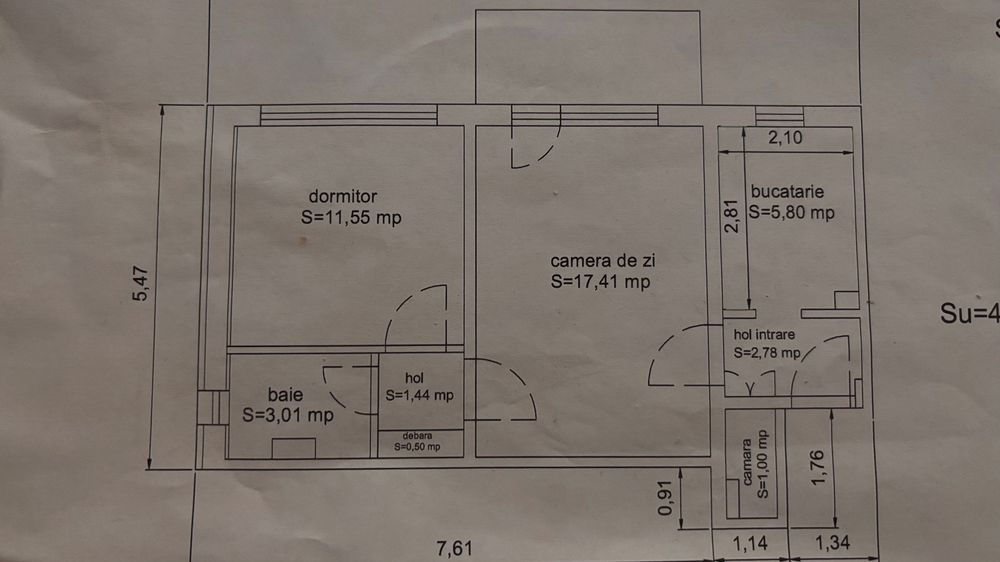 Apartament luminos 2 camere și vedere panoramică – Cartierul Simeria, Vasile Goldiș.