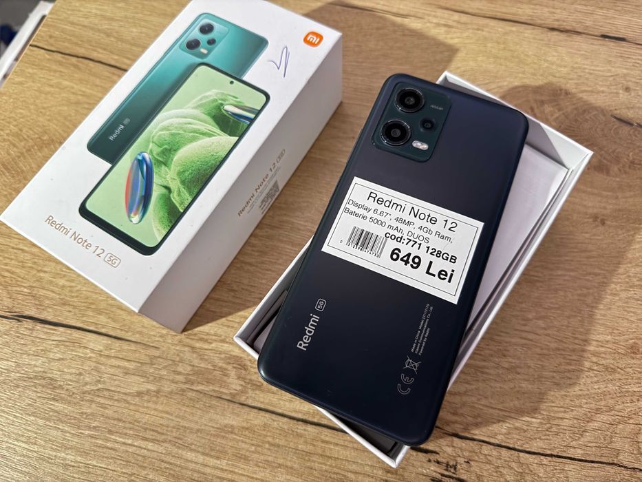 Xiaomi Redmi Note 12 5G 128Gb | Factura & Garantie | Buy-Back |