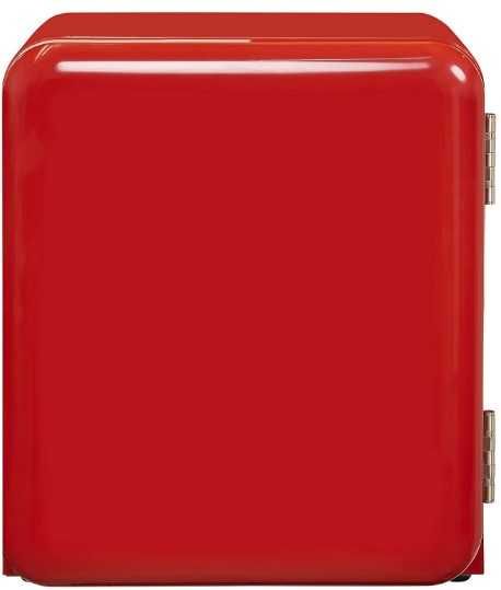 Хладилник мини бар Exquisit 48л, Ретро дизайн, 103 kWh/година, Червен