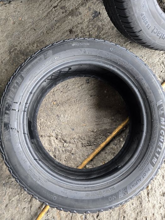 Anvelope 205 55 17 Michelin si Continental iarna
