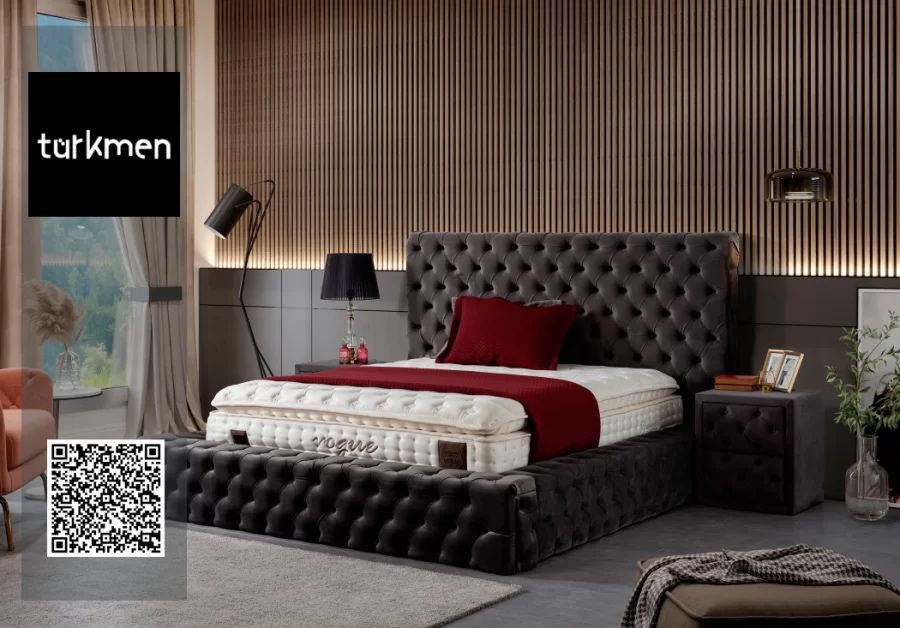 Тапицирано легло Diva Платинено Сиво