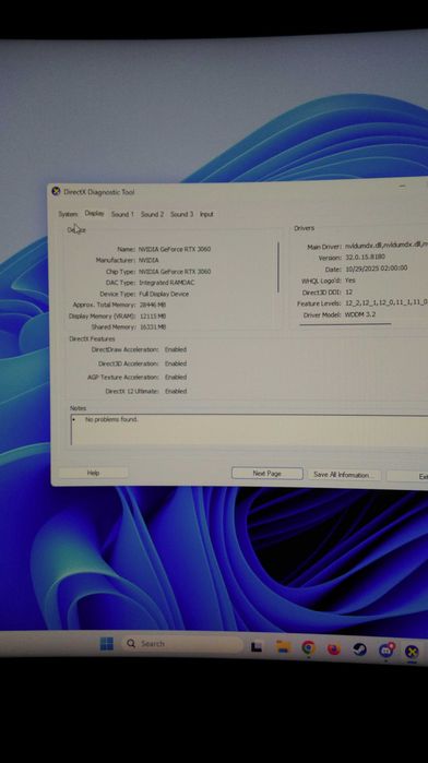PC Gaming I5 10400, 32GB DDR4, RTX3060 12GB DDR6, SSD 512GB