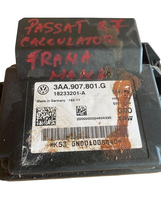 Modul De Control Frana De Mana Volkswagen Passat 362 2010 - 2014 3Aa 907 801 G