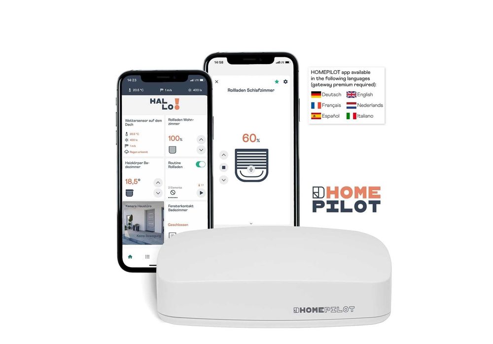 Automatizare Rulouri si Jaluzele Set HomePilot Rollladen Smart Home