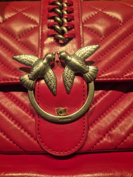 Чанта Pinko 28/21 см. Естествена кожа