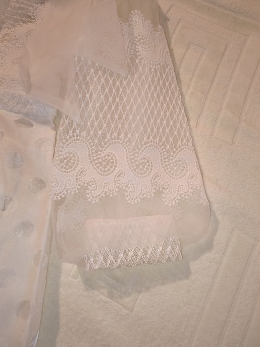 Rochie alba midi cununie civila