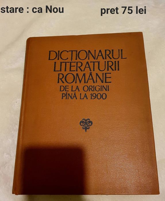 Carte Dictionarul literaturii Romane