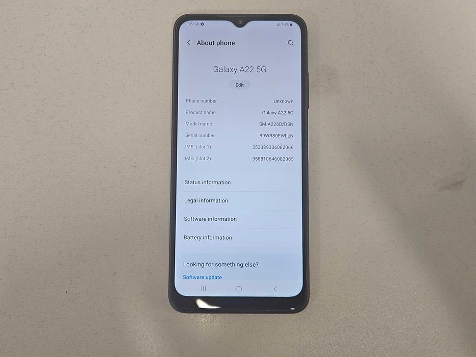 Telefon Samsung A22 5G 4/64Gb (Ag1 Alexandru B53448)