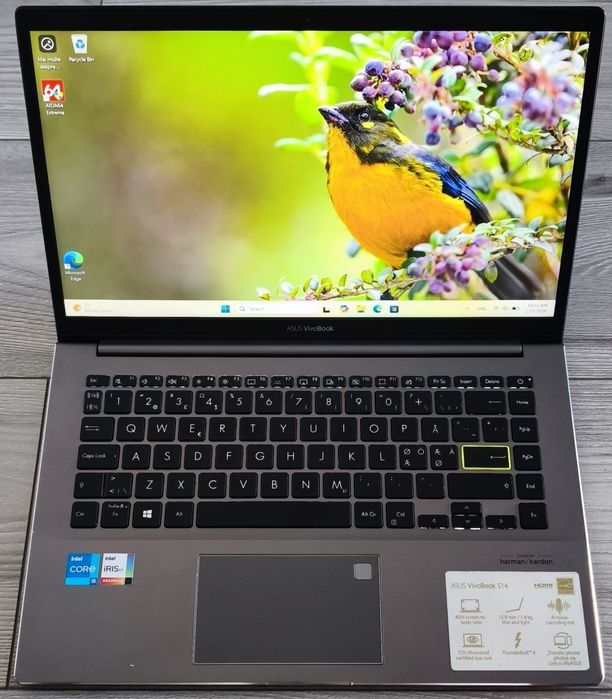 Laptop ASUS VivoBook S14 S433EA/i5-1135G7/14", FHD, 8GB,256GB SSD!