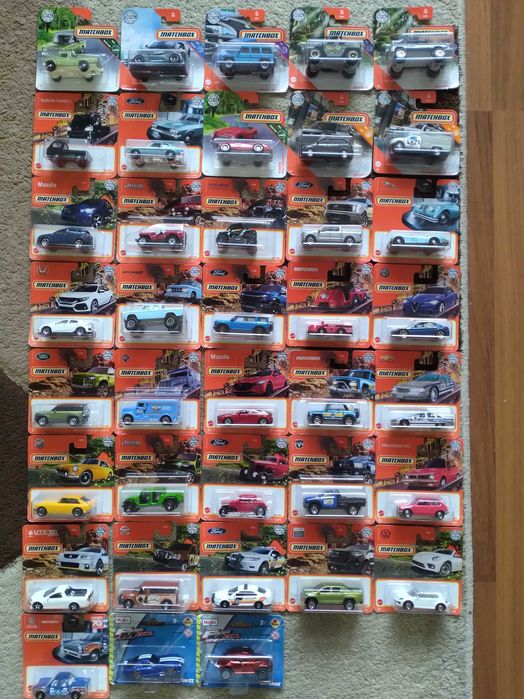 Matchbox Main Line 2020, 2022 и 2023 + Maisto