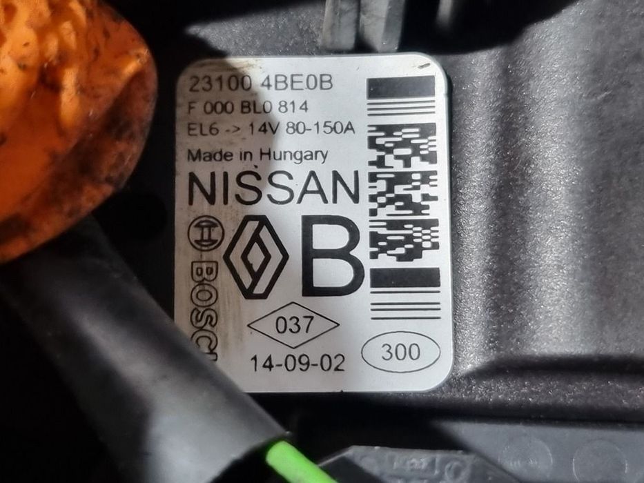 Alternator Nissan Qashqai J11 1.2 DIG - T Benzina 2013 - 2017 115CP 1197CC HRA2DDT Euro5 ...
