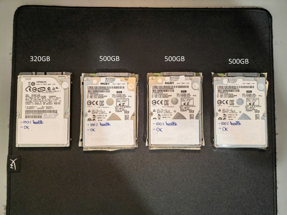 Hard Disk-uri 500GB , 320GB   100% health toate