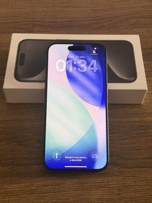 iPhone 15 pro Black Titanium