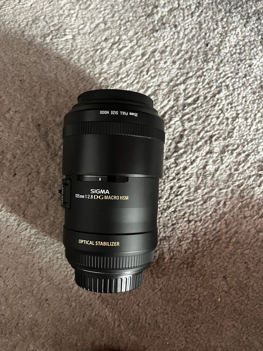 obiectiv sigma 105 mm F2.8 EX MACRO DG OS HSM
