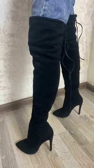 Батфорты замшевые.