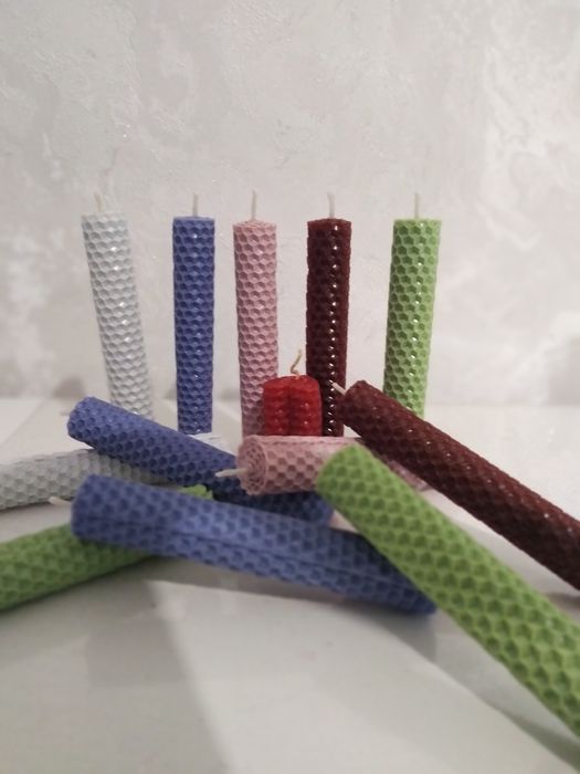 Свечи из вощины медовой